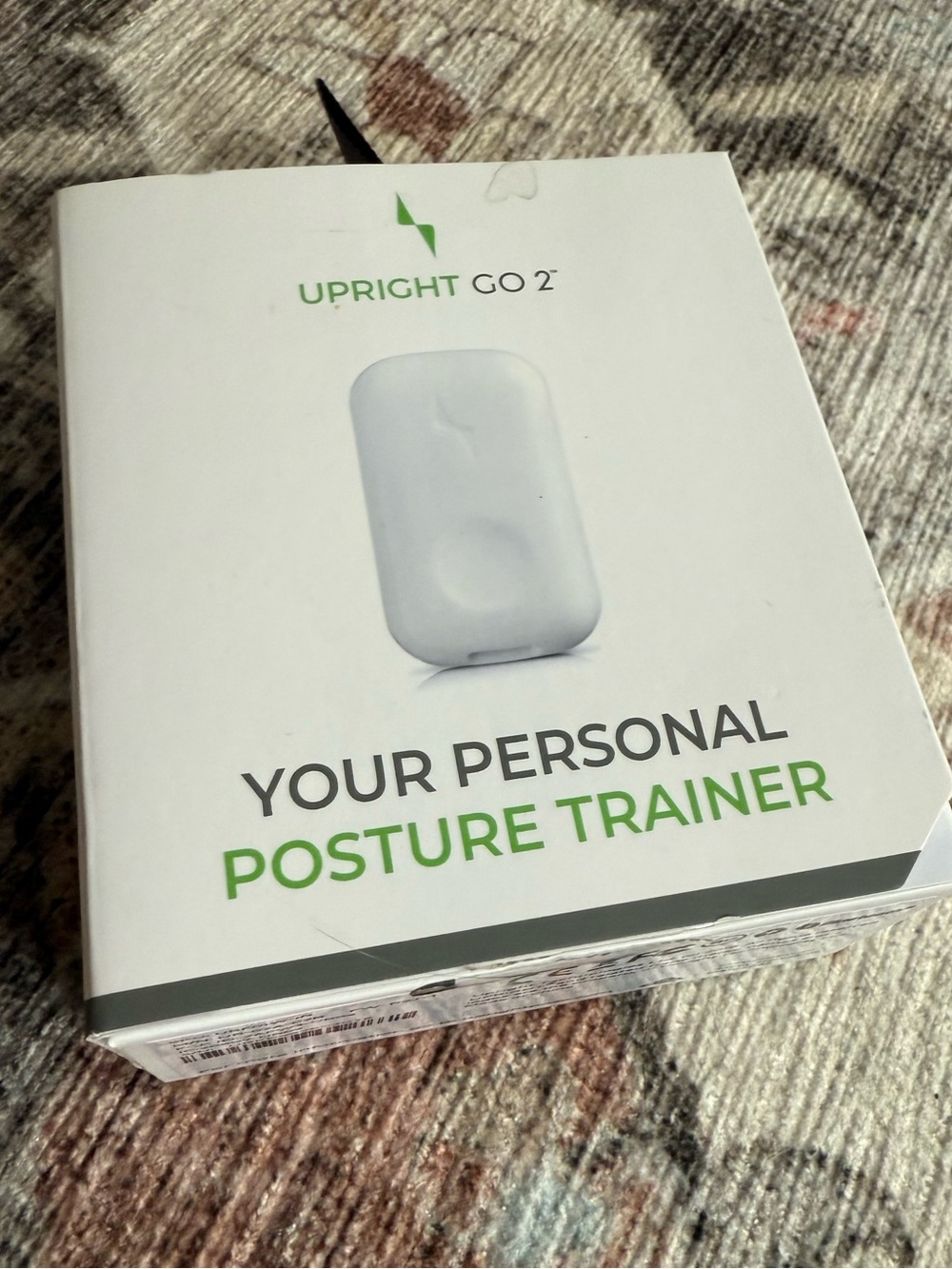Upright GO 2 Smart Posture Trainer Bluetooth Vibrating Trainer w/ Neck Strap